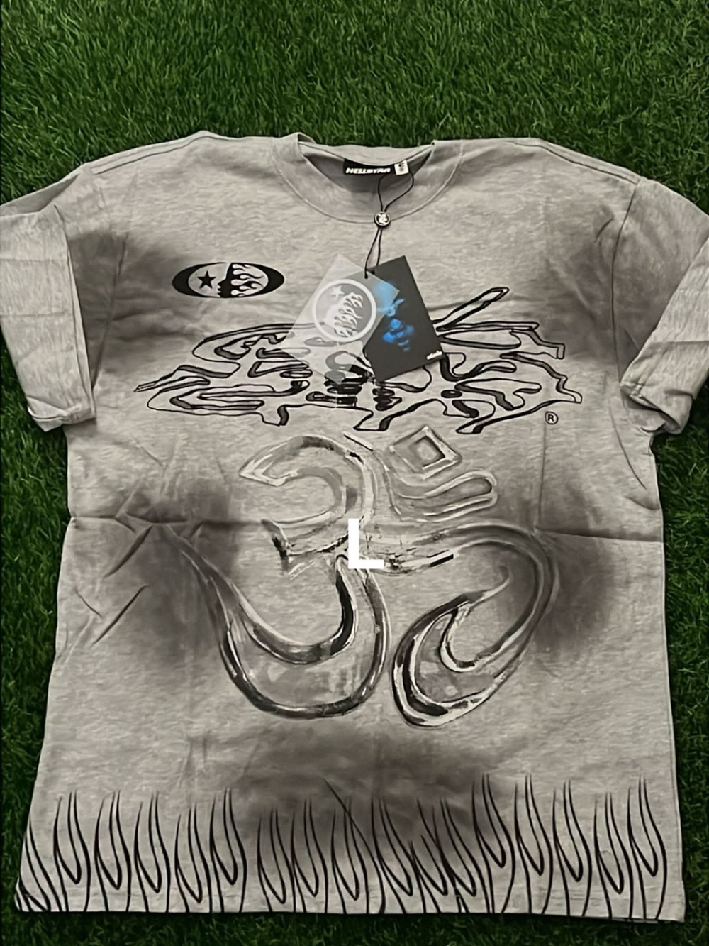 Gray Graphic Hellstar Tee